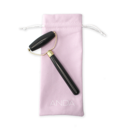 ANDA Facial Roller (black sibin stone)