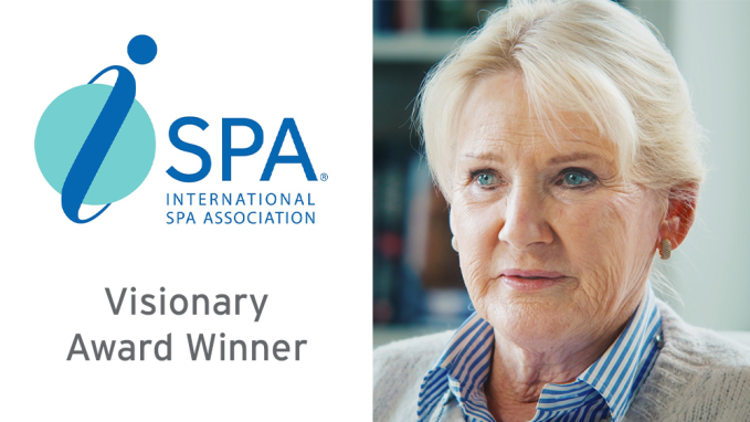Kerstin tar emot utmärkelse  - ISPA Visionary Award